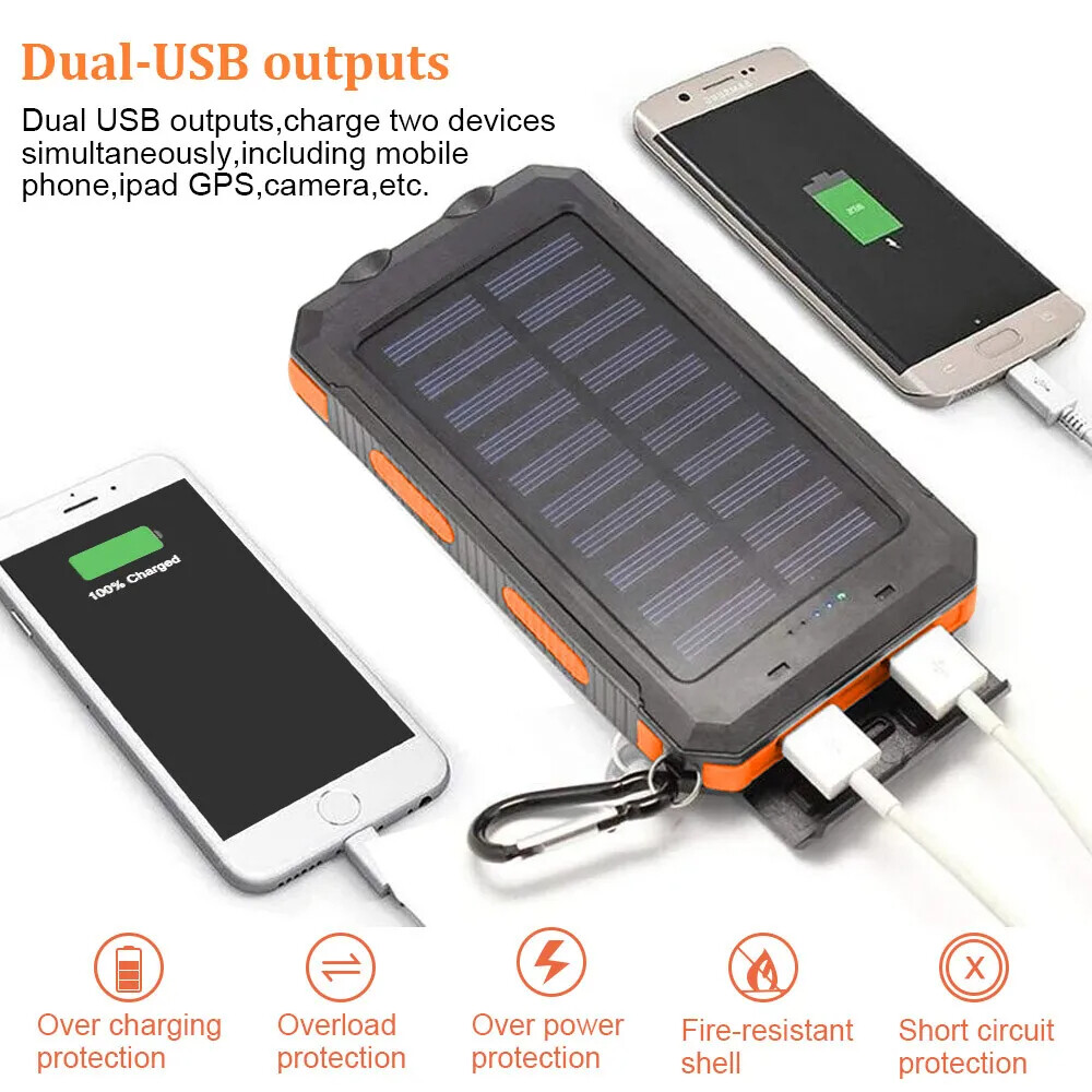 Xiaomi Outdoor Power Supply - 태양광 파워뱅크 200000mAh 방수 모바일 파워