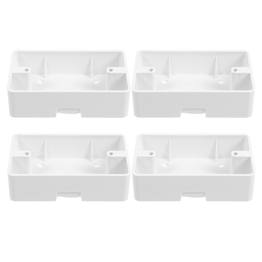 Outdoor Power Receptacle - 4Pcs 전기 콘센트 접속 상자 플라스틱