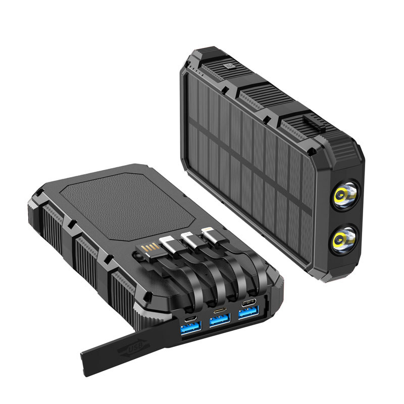 Xiaomi Outdoor Power Supply - 케이블이 포함된 태양광 발전 은행 36800mAh