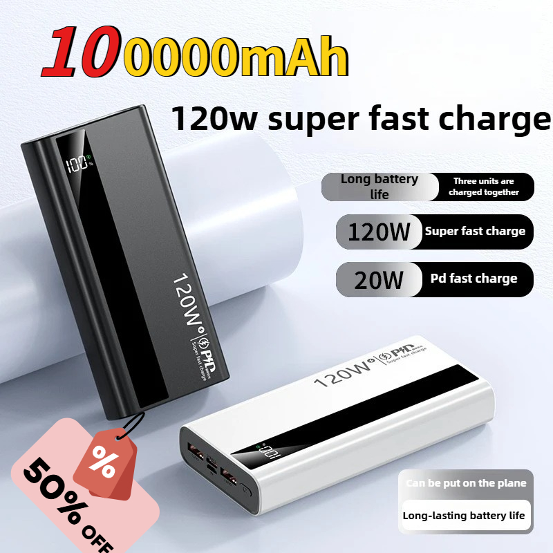 Xiaomi Outdoor Power Supply - 100000mAh 초박형 120W 초고속 충전 보조베터리,