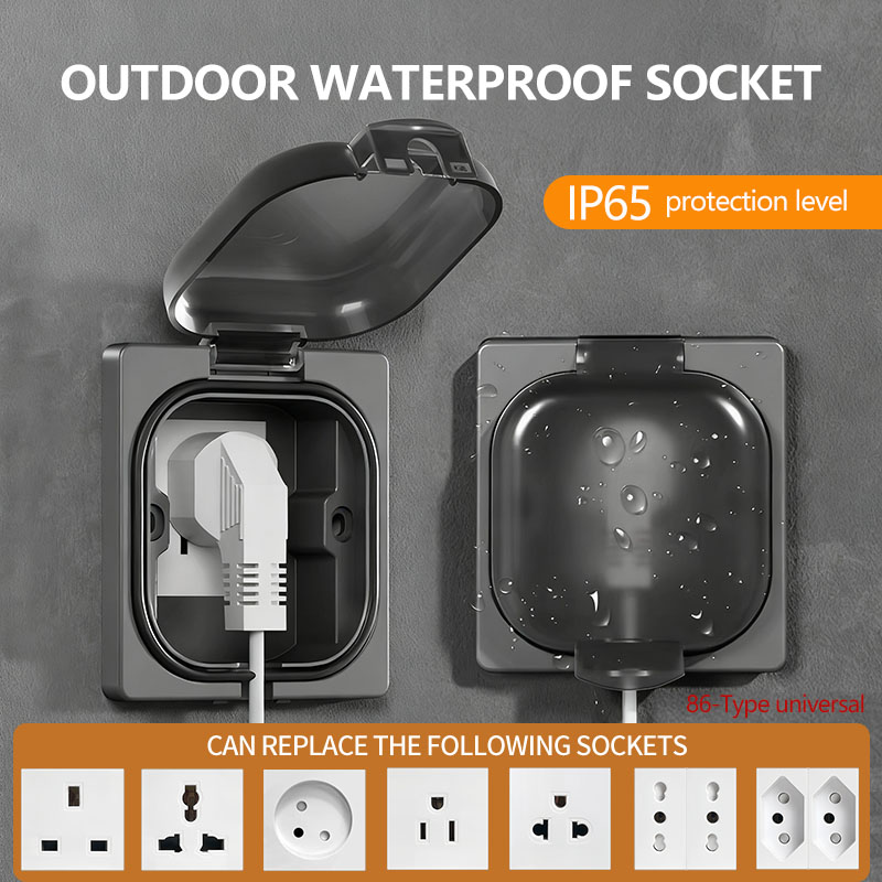 Outdoor Power Receptacle - IP65 방수 야외 소켓, 16A 고출력