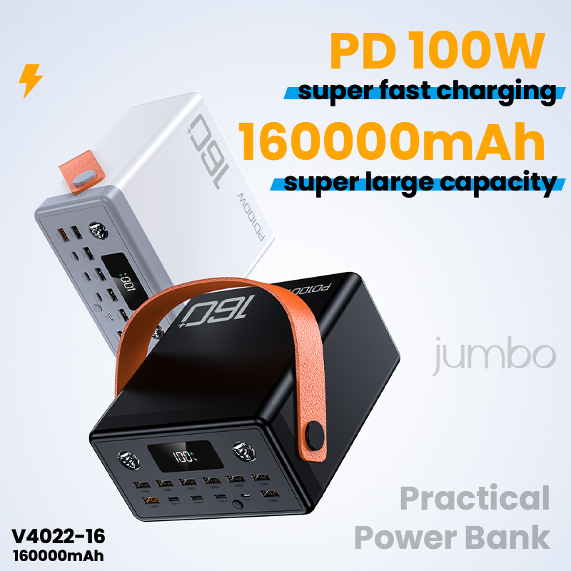 Xiaomi Outdoor Power Supply - 160000mAh 휴대용 파워뱅크 초대형 용량 PD100W