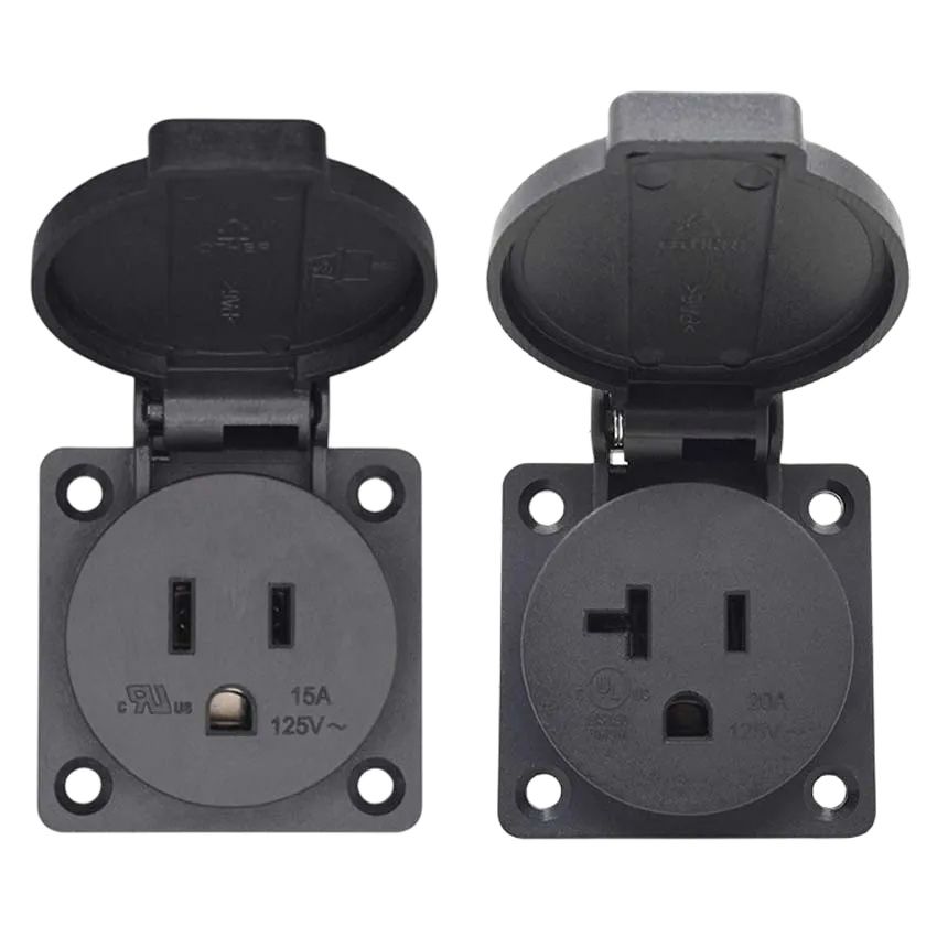 Outdoor Power Receptacle - 1PCS 범용 15A 20A 미국 야외