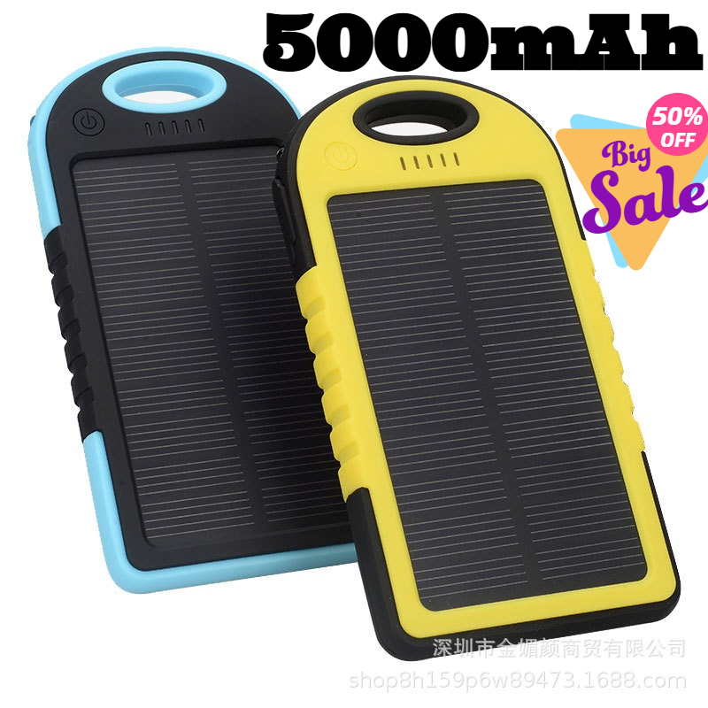 Xiaomi Outdoor Power Supply - 5000mAh 새로운 태양광 발전 은행 버클이