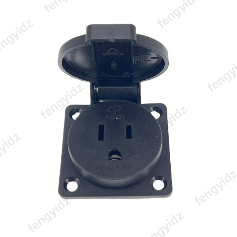 검정색 125V 15A 20A IP44 CE 미국 일본 - Outdoor Power Receptacle 리뷰 및 가격