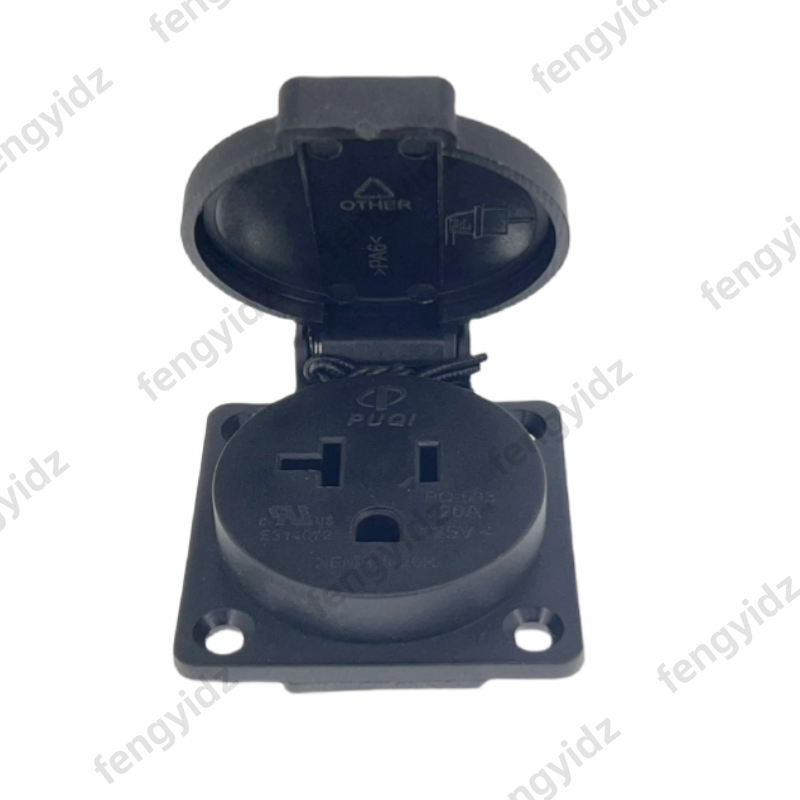 검정색 125V 15A 20A IP44 CE 미국 일본 - Outdoor Power Receptacle 리뷰 및 가격