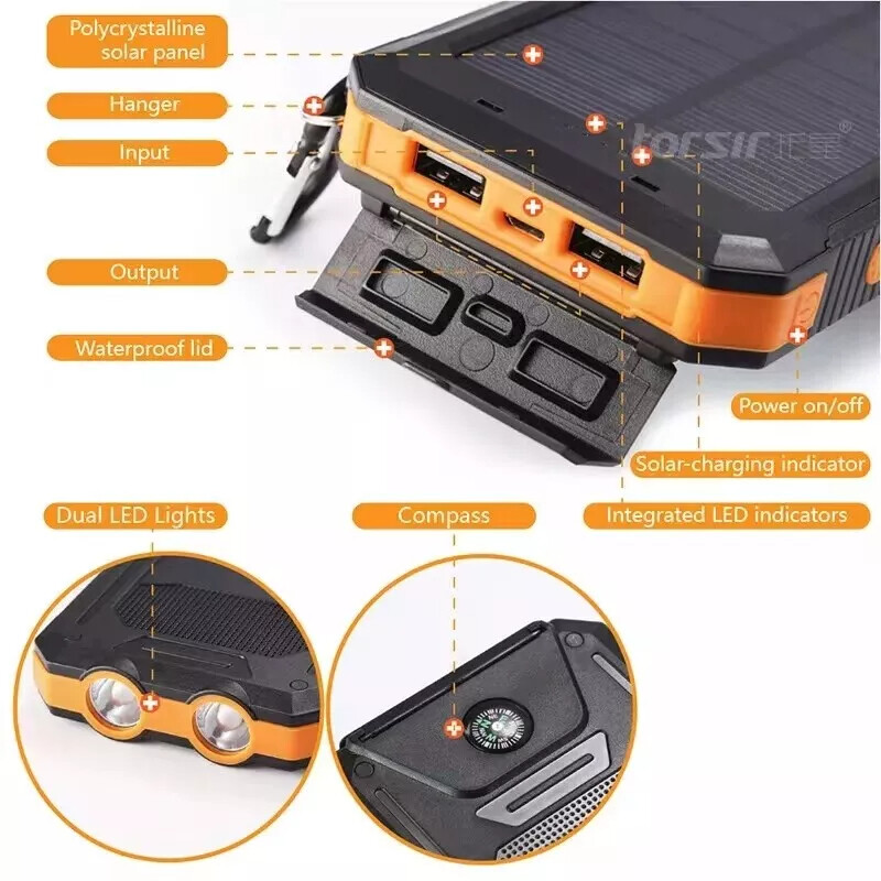 태양광 파워뱅크 200000mAh 방수 모바일 파워 대 - Xiaomi Outdoor Power Supply 리뷰 및 가격