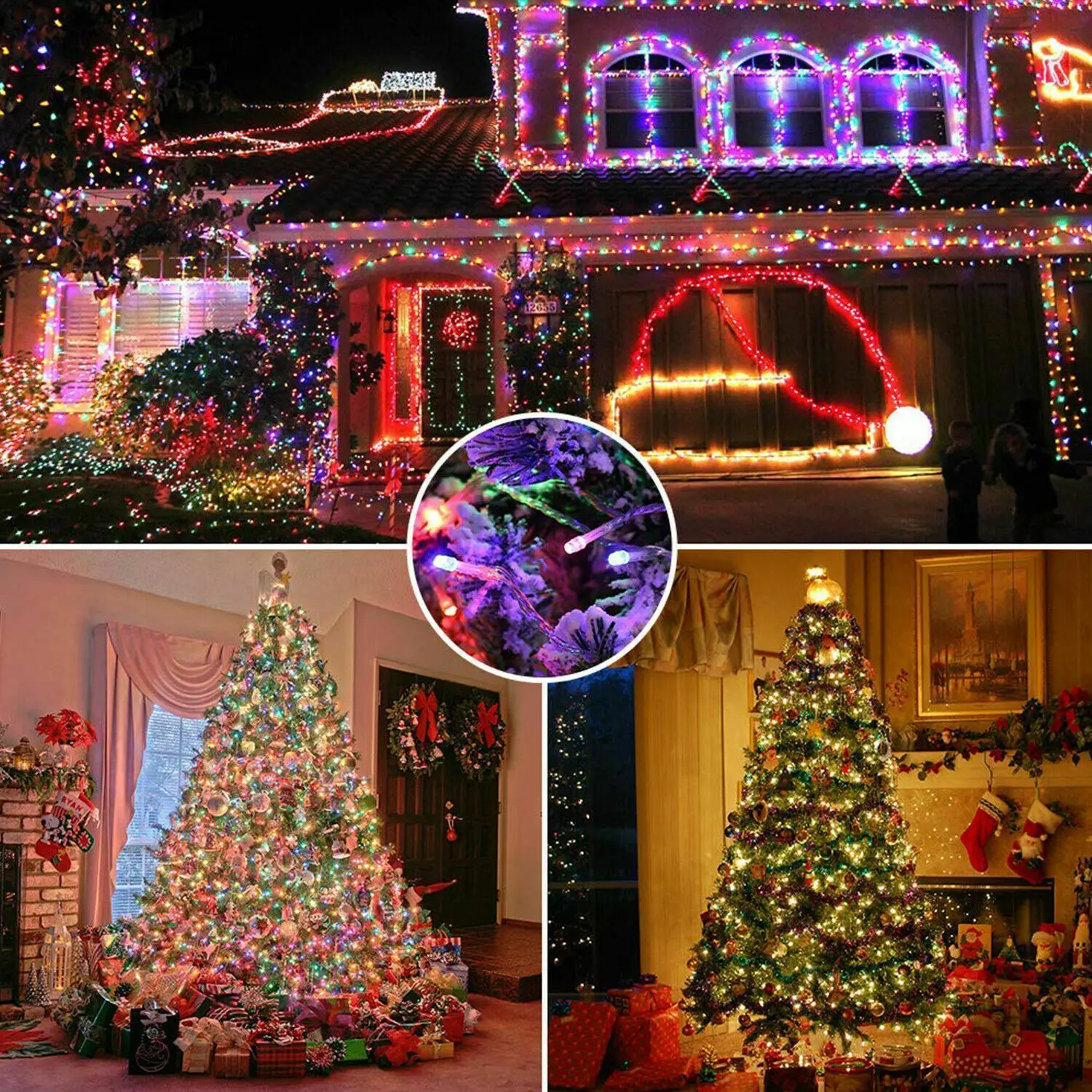 LED 태양열 스트링 라이트 30/100/300LED  - Outdoor Solar Power Xmas Lights 리뷰 및 가격