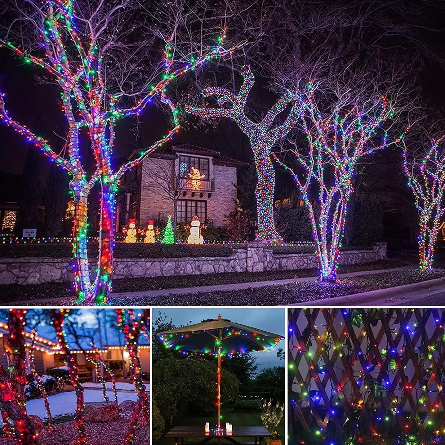 LED 태양열 스트링 라이트 30/100/300LED  - Outdoor Solar Power Xmas Lights 리뷰 및 가격