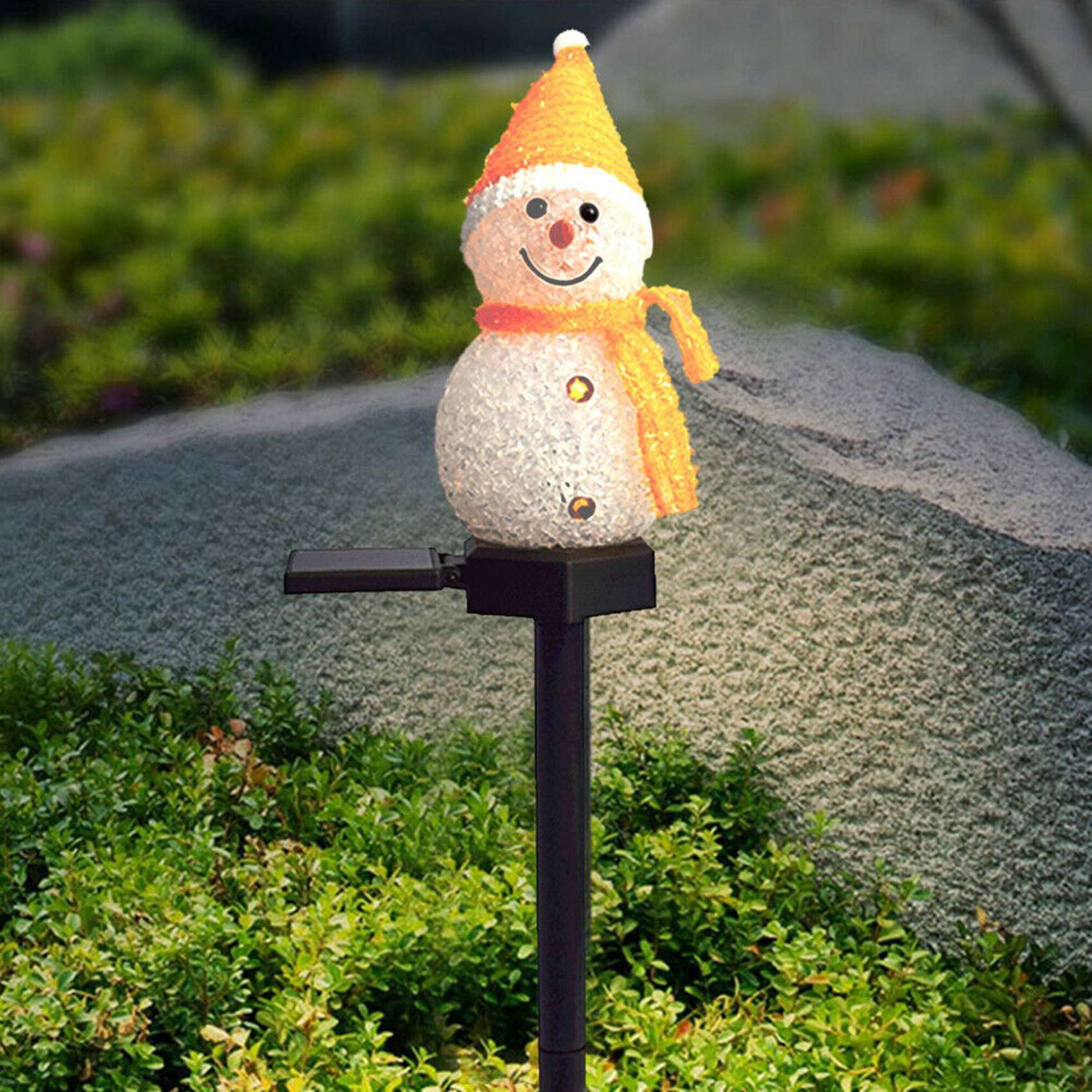 ABAH-눈사람 태양광 조명 크리스마스 태양열 LED  - Outdoor Solar Power Xmas Lights 리뷰 및 가격
