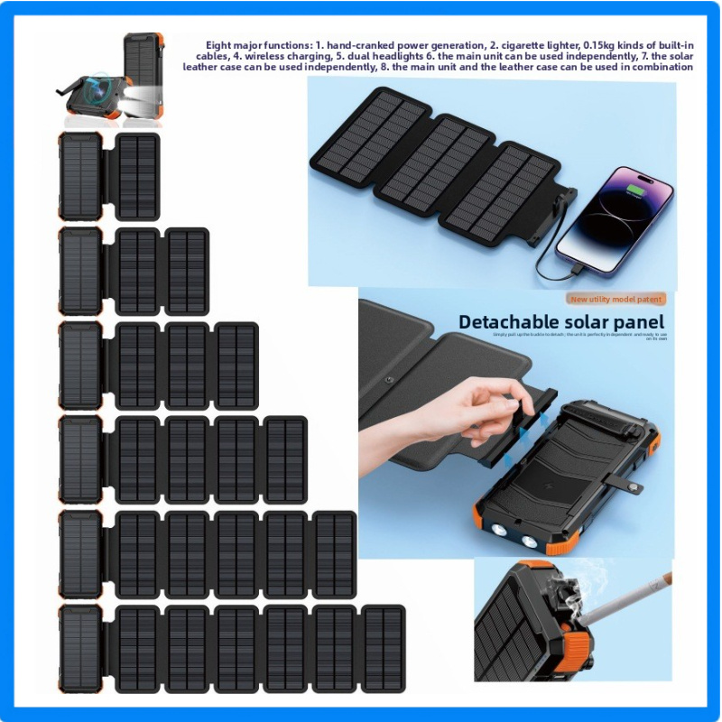 핸드 크랭크 태양광 보조배터리 20000mAh, 6개의 - Xiaomi Outdoor Power Supply 리뷰 및 가격