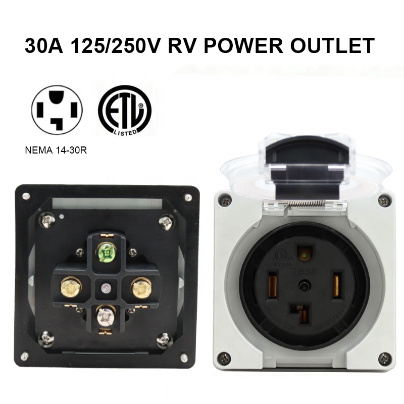 30암페어 전원 콘센트 박스 NEMA 14-30R 리셉 - Outdoor Power Receptacle 리뷰 및 가격
