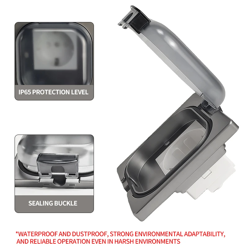 IP65 방수 야외 소켓, 16A 고출력 벽면 플레이트 - Outdoor Power Receptacle 리뷰 및 가격