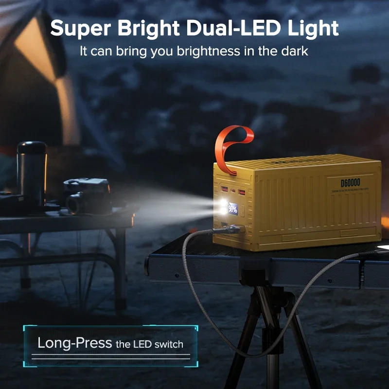 크리 에이 티브 보조베터리는 대용량 60000mAh L - Xiaomi Outdoor Power Supply 리뷰 및 가격