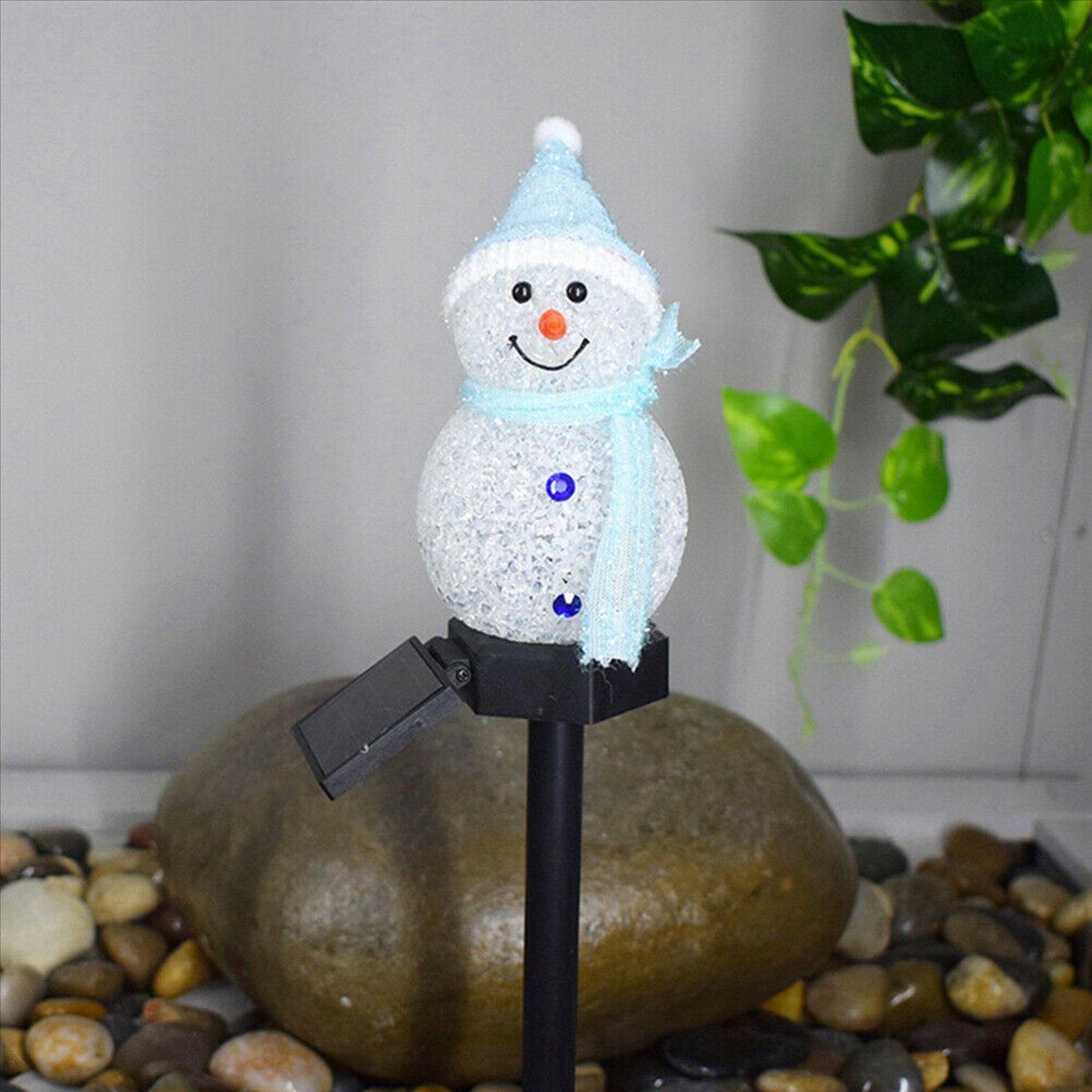 새로운 4X 눈사람 태양광 조명 크리스마스 태양열 LE - Outdoor Solar Power Xmas Lights 리뷰 및 가격