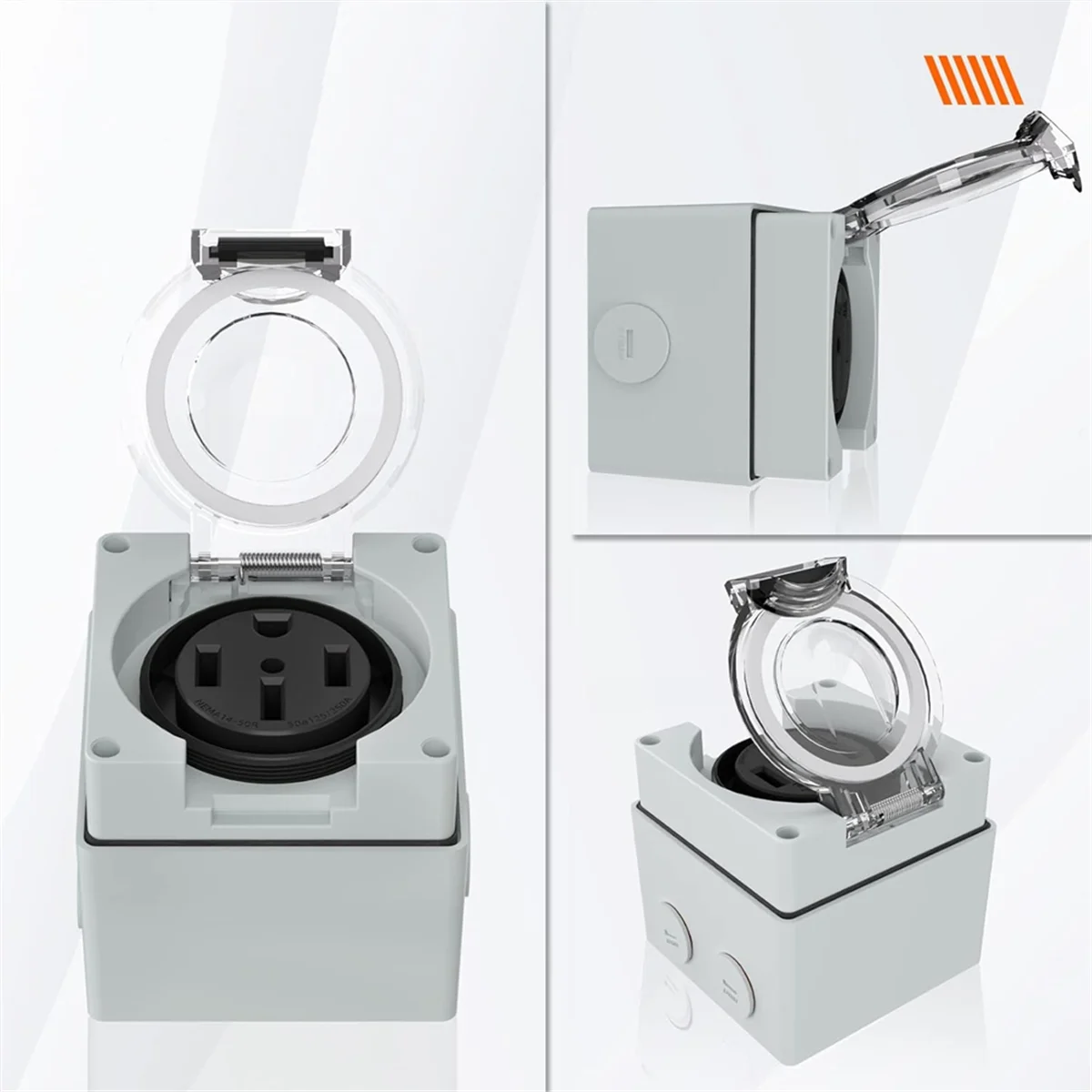전원 콘센트 박스, 125/250볼트 NEMA 14-5 - Outdoor Power Receptacle 리뷰 및 가격