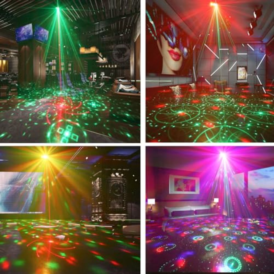 7렌즈 디스코볼 조명 USB 전원 RGBW DJ 스트로 - Outdoor Solar Power Xmas Lights 리뷰 및 가격
