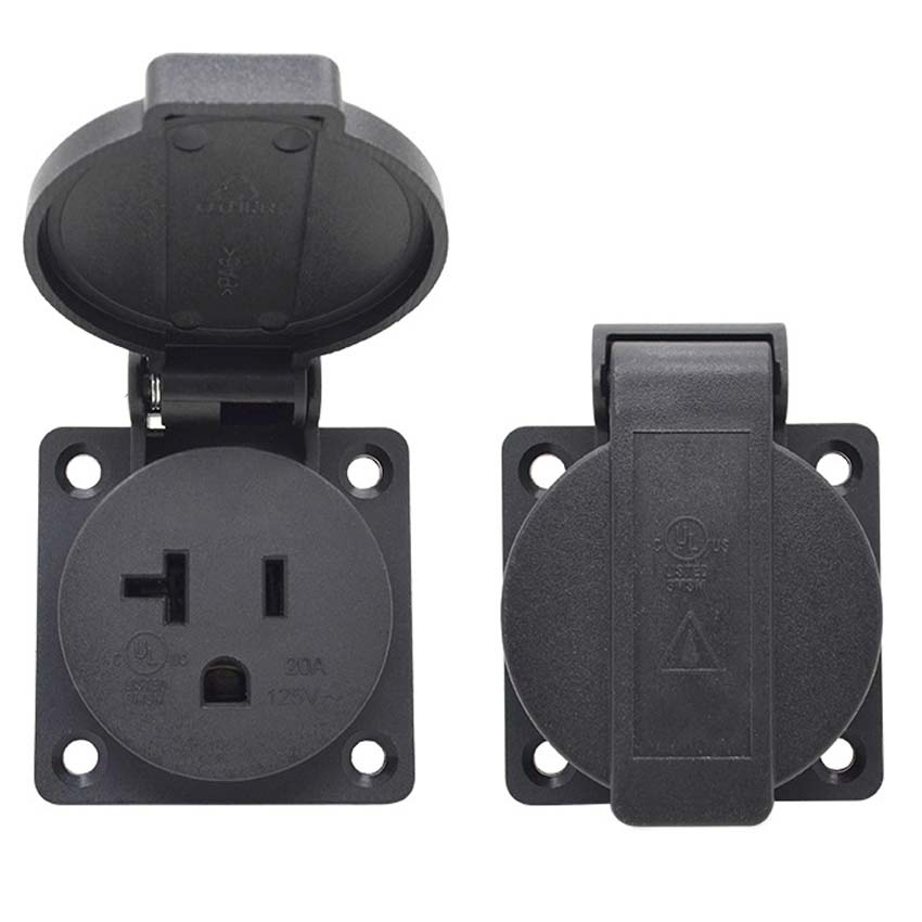 1PCS 범용 15A 20A 미국 야외 방수 산업용 전 - Outdoor Power Receptacle 리뷰 및 가격