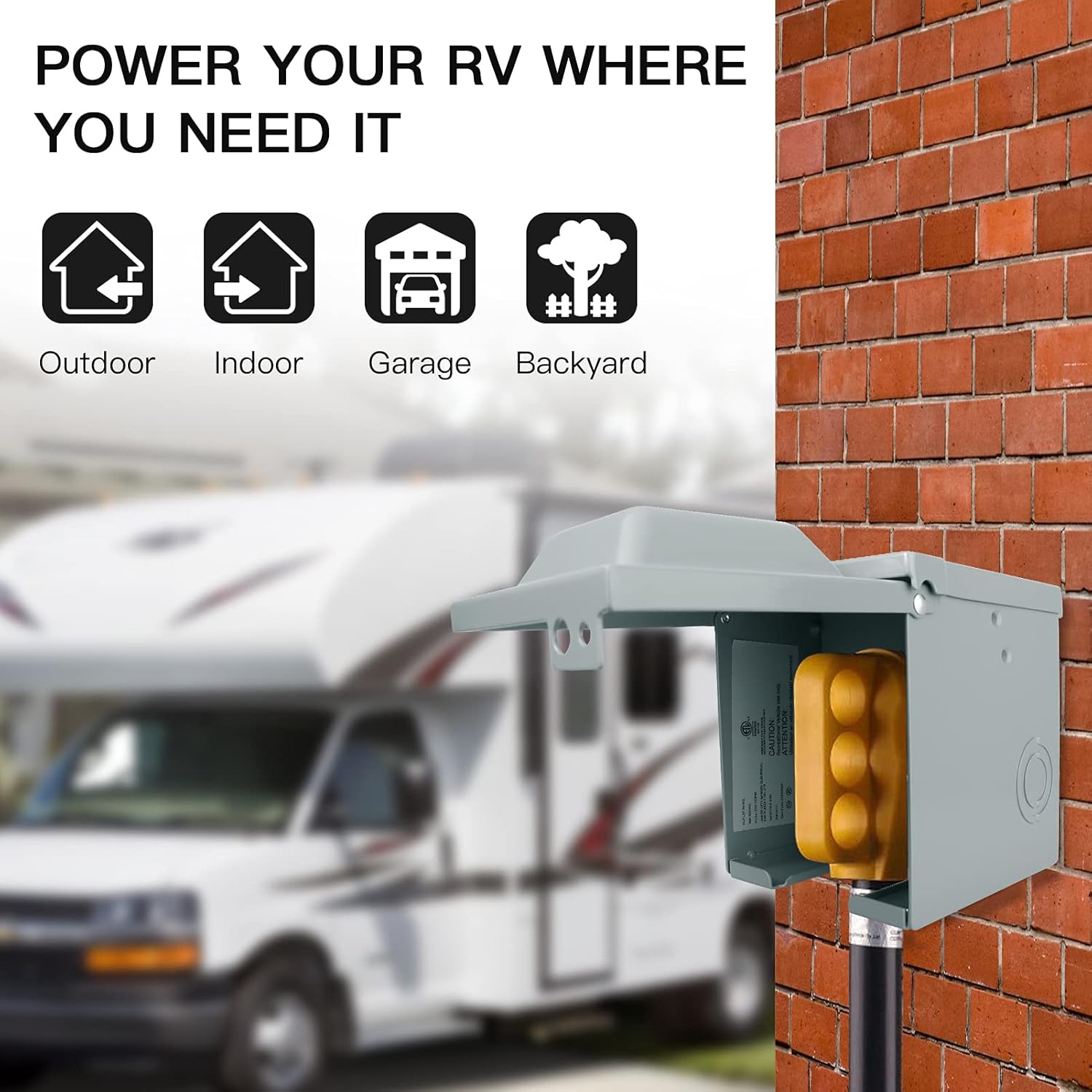 30/50 암페어 125/250 볼트 RV 전원 콘센트 - Outdoor Power Receptacle 리뷰 및 가격