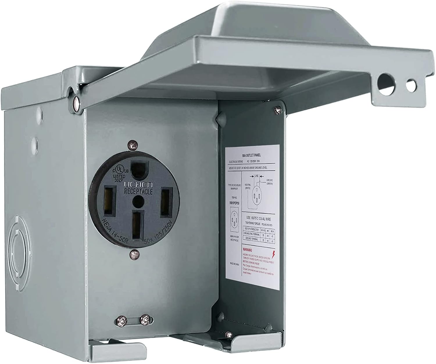 30/50 암페어 125/250 볼트 RV 전원 콘센트 - Outdoor Power Receptacle 리뷰 및 가격