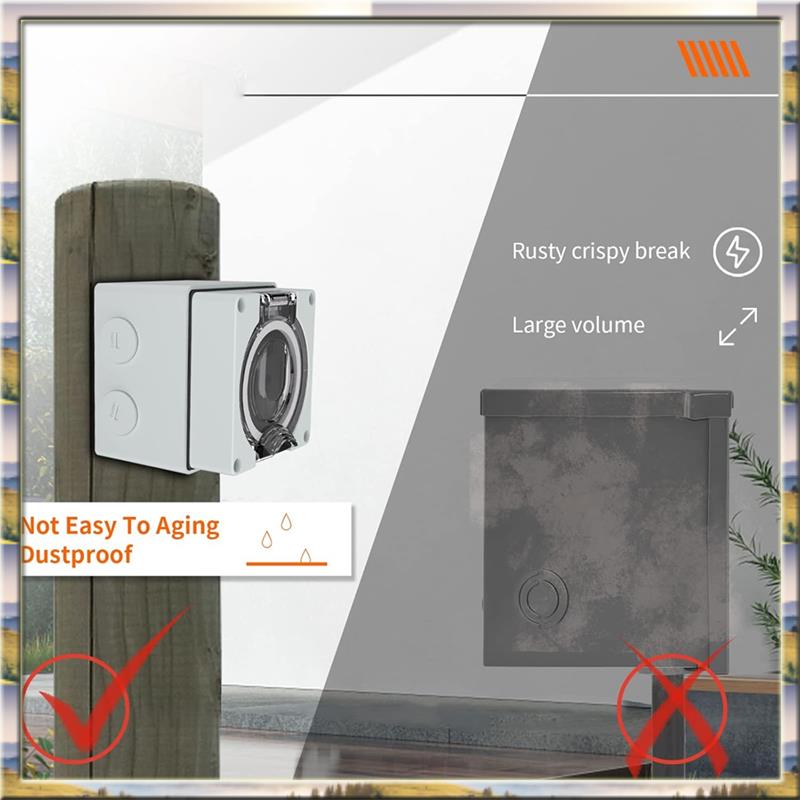 AA46 HOT-50Amp 실외 전원 콘센트 상자, 전 - Outdoor Power Receptacle 리뷰 및 가격