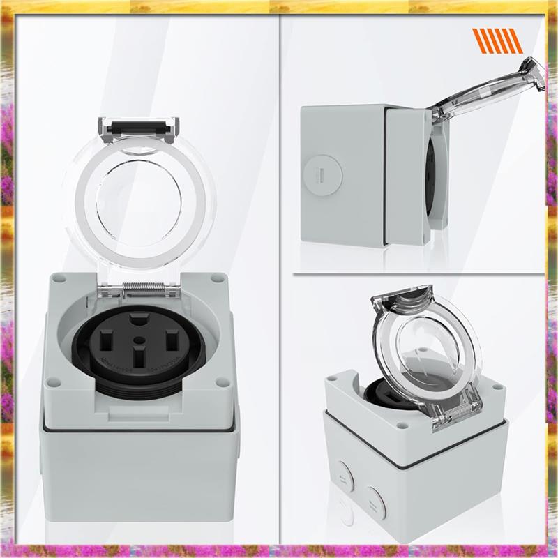 AA46 HOT-50Amp 실외 전원 콘센트 상자, 전 - Outdoor Power Receptacle 리뷰 및 가격